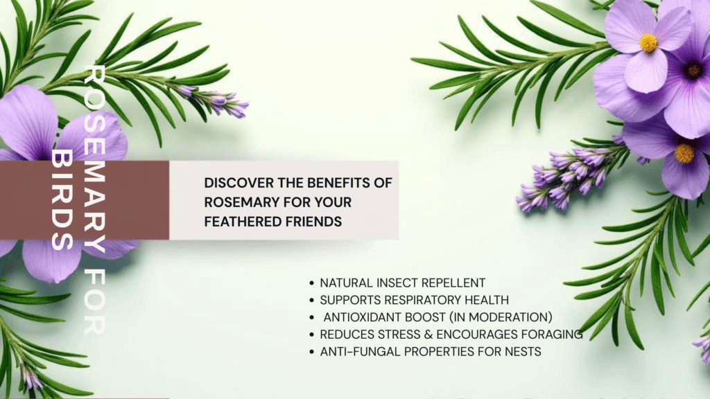 Rosemary for Your Feathered Friends