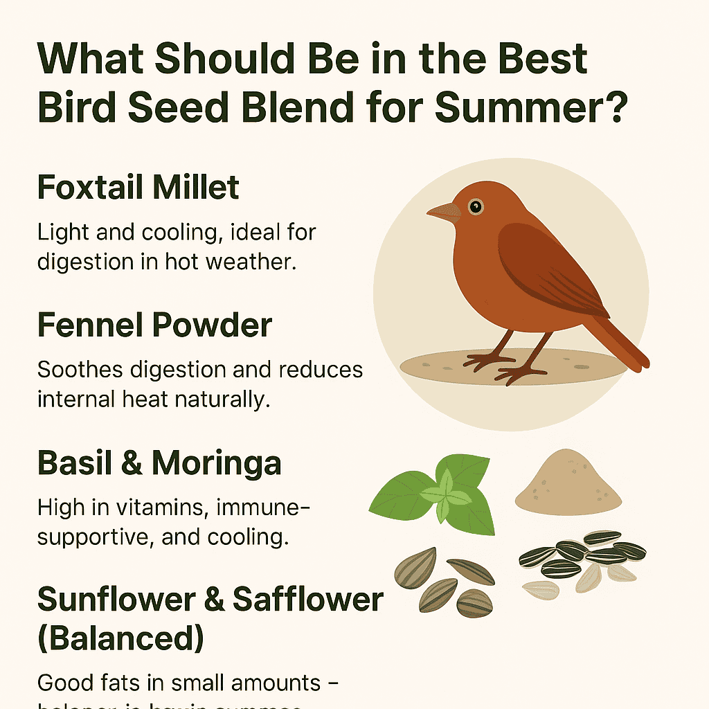 Bird seed ingredients