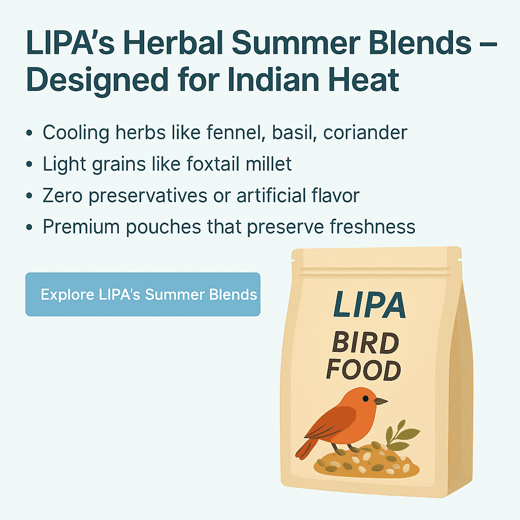 LIPA pouch bird food summer