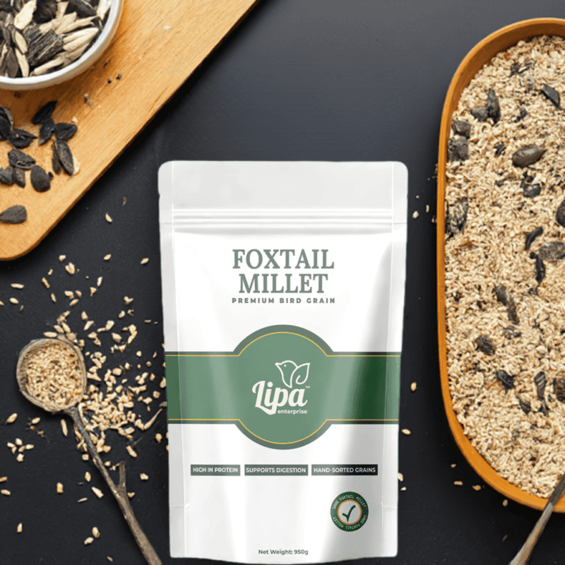 Foxtail Millet for Birds – Natural Seed LIPA Herbal Feed 950g edited 1