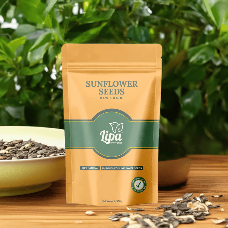 LIPA Sunflower Seeds for Birds – Natural Seed LIPA Herbal Feed 950g edited 1 1