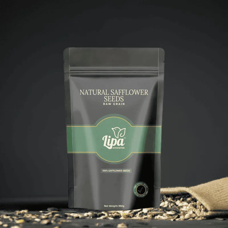 Safflower Seeds 2 Safflower Seeds for Birds %E2%80%93 Natural Seed LIPA Herbal Feed 950g edited 2
