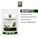Organic Spirulina Powder for Birds - Supports Immunity & Plumage in Parrots to Finches (100g)