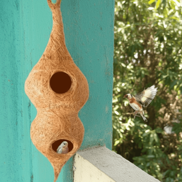 Coir Double Hang Bird Nest